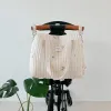 Bolsas de estilo coreano Mulheres portáteis Bolsa de ombro com zíper multifuncional de grande capacidade Mommy Bag Baby Care Feiafil