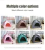 Pet Tent Bed Cats House Supplies Products Accessories Cushions Furniture Sofa Basked Beds Winter Clamshell Chotten Tents Cat 240410