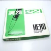 Pens Hero 221 Fountain Pen Iridium Dagger Sharp Nin Metal İnce Çubuk MS Öğrencileri Kırtasiye Yazan 1990'lar