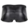 Mens sexy en cuir lingerie ouverte entrejambe à entrepôt pour le tartex doux en latex fetisan entre entretoi en cuir sans vêtements en cuir sablé sexi 240419