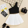 Ensembles de vêtements d'été pour bébés filles pour les vêtements pour la fille en bas âge ensemble en diagonale bandoulière