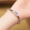 Geomancy Accessory s Pure Women's Handmade Woven Personalized Foot 999 Koi Sier Beads Multi Treasure Armband som en present till bästa vänner