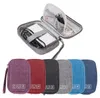 Кабельная сумка портативные путешествия Universal Digital USB -кабель SD -карты Организатор шнур -зарядные устройства Провода батарея косметическая сумка для хранения молнии на молнии