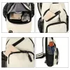 Förpackar Polarshe Chest Shoulder Bag för män Multifunktionella kvinnor Ryggsäck med hörlurshål Business Male Bag Mini Sports Travel Pack