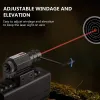 Scopes Tactical Mini Red Dot Laser victoires avec monture de rail Picatinny pour le pistolet de fusil Riflescope Hurting Accessoires de tir de chasse