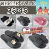 2024 com caixa de pó de pó de caixa Designer de luxo Slippers sandálias de verão homens praia chinelos planos lutas de couro feminina feminina moda sapatos clássicos senhoras eur 35-45