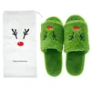 Slippers Kerstmis Elk Antlers Plush Open Teen Sandalen Verkopen Mode en schattig Home Non-Slip Warm Festival