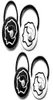 45cm en blanco y negro ACRYLIC Pearl Adulto Cabeza de cuerda Tendones de cuero Centro de pelo simple para damas Fashion C Jewelry VIP G4669483