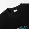 メンズTシャツメンデザイナーTシャツメンズとレディースシャツファッショナブルレタープリントラウンドネック黒と白の短袖Tシャツメンズ特大の女性用Tシャツ22B