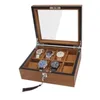 Boîtes de montre Luxury Bois en bois de la collection de bijoux Storage d'emballage durable Organisateur Organisateur Gift Casket Relojes 904L