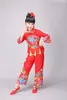 Scene Wear Year's Day Children's Dance Costume Chinese Wind National Handkergief Performing Dancers