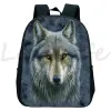 Backpacks Kids Wolf Backpack Toddler Kindergarten Bags For Girls Boys Mini School Bags Children Rucksack Primary Students Bookbag Mochila