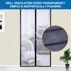 Tool-Free Renforced Magnetic Screen Door Curtain Mosquito Net Anti Bug Fly Partition Mesh Automatic Closing Hid Curtains 240416