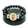 geomancy accessory Anime Naruto Peripheral Beaded Resin Round Bead Time Extendable Bracelet Personalized Gift