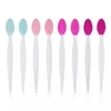 10pcssoft Blackhead Remover Lip Exfoliating Brush Safe Double-Sided Wash Face Brush Scrub Washing Makeup Bruck Blackhead Remover