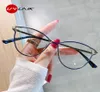 Occhiali da sole Myopia personalizzate vetri da prescrizione cornice da donna anti -blu leggeri eyglassici Ladies Decorative Spectacle UV4007649130