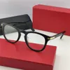 Novos óculos ópticos de design de moda 0011 armação de borboleta lente transparente retro estilo simples óculos transparentes podem ser equipados WI176G