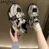 Casual Shoes 2024 Breathable Muffin Height Increasing Comfortable Non-Slip Tire Bottom Sports For Women
