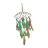 Decoratieve beeldjes Dream Catcher Wall Hang draagbaar met veren netto huizendecoratie handgemaakt ornament voor inheemse geschenkauto kinderen