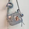 Emmers xiuya y2k vintage denim handtas schattige casual mode chase star pain tas 2023 lente nieuwe mode ontwerper luxe vierkantzak