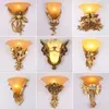 Wall Lamp European Harts Angel Living Room Creative Nordic Bedroom Golden Crystal Elephant Shape Bedside