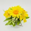 Decorative Flowers No Maintenance Artificial Plants Elegant Potted For Home Office Decor Faux Floral Room Bedroom