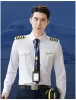 Sahipler Yeni Havacılık Uçuş Görevlisi boyun kordon rozeti Sahibi Orijinal Deri Personel İş Business Air Hostes Adı Etiket Kimlik Kartları Badg