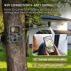 カメラOurDoor Trail Camera WiFi App Control 1296p 24MPゲームカムナイトビジョンモーションアクティブ化された防水ハンティングカメラ0.2Sトリッジ