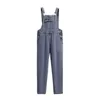 Womens Plus Size Hosen 150 kg Frühling Herbst Denim Overalls Lose ein Stück breites Bein gerade blaues Hüfte 154 cm 5xl 6xl 7xl 8xl 9xl R2S9 DR DHEOY