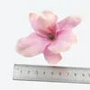 Decorative Flowers 5 Pcs Orchid Silk Artificial Flower Head Diy Wreath Mini Wedding Decoration Craft Gift Box Scrapbooking Fake