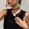 Collares colgantes collar de estrellas grandes hendidura cadena de cuerda larga regalo perfecto para niñas jóvenes