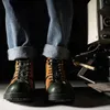 Hommes ou femmes en plein air bottines de la cheville authentique en cuir élevé QualtIy grande taille bottes militaires mixtes couleurs masculines ou femmes chaussures parachutistes chaussures personnalisées 15 jours expédiés