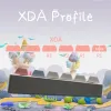 Tillbehör XDA -profil Cherry MX KeyCaps PBT för mekaniskt tangentbord DBLClick 126 Key Caps Cute Fairy Tale Style Dye Subbed With a Puller