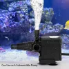 Tillbehör Aquarium Submersible Water Pump med 3in1 Toppfilter Syre vattenfiltrering 10W25W 220V Återvinningsbart rent vatten av fiskbehållare