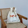 Taschen yoda Koreanische Version Leinwand Brot Malmale Schultertasche für Frauen einfache offene Handtaschen Große Freizeitkapazität Käufer Tasche Tasche