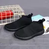 Casual Shoes Lightweight Women Jogging Sneakers Flying Weaving Flats Sock Woman Big Size 35-40 Walk Trainers 2024