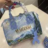 2023 Van Gogh Luxurys Tote Sacs Woman Designer Sac Bag de l'huile Print Print Mens Luxury Crossbody Sacs Designers Handsbag