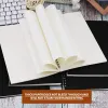 Supplies 5pcs A5 Zwart Spiraal Notebook Blanco Schetsboek Unruted Journal Pack Dik Blanco Papier 50 Vel 100 Ongevoerd Pagina 'S