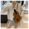 Bags New 3 Colors Vintage Violin Design Shoulder Bag Crossbody Bag for Women Purses and Handbags PU Leather Hot Trendy Designer Bag