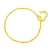 Link Bracelets Pure Gold Jewelry Store With The Same Bracelet Long-lasting Color Retention Single Water Wave Women's