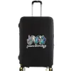 Akcesoria walizki osłony osłony bagażu elastyczne okładki stóp nadruk do nadruku na bagaż wózka 1828 cali