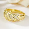 Cluster Rings S925 Silver Ring With Gold Plated Instagram Storm Light Sparkling Pairing Fashion Jewelry Romantic Series