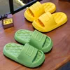 2024 Summer Aged 412 Children Slippers Lithe Sandal For Boys Girl Slides Soft Sole Mule Nonslip Flip Flops Home Kids Shoes 240410