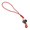 Dekorativa figurer hänge viftande nyckelringskedjor ringer telefon charm kawaii hängande prydnadsfob