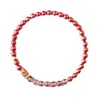 Geomancy Accessory Koi Shore Natural Red Strawberry Crystal Eprier Cinnabar Women's Peach Blossom Bracelet Gift