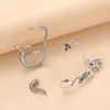 Boucles d'oreilles Creative Snake Shape Ear Oret Clip Gothic Style Hanging Hook