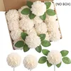 Dekorativa blommor 25st konstgjort skum Dahlia Daisy med STEM DIY bröllop Bridal Bouquet Table Centerpieces Arrangement Party Decoration