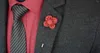 Brooches 24 PCS/lot 2024 Mens Fabric Flower Lapel Pins Wedding Boutonniere Suit Accessories