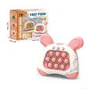 Décompression jouet bubble pop push fidget toys enfants Handheld Game de presse rapide adt relief relief éclairage whac-a-mole dro dhjvt