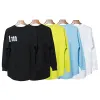 Mens Palms Long Sleeved Shirts 디자이너 Pa Angels 그래픽 티셔츠 여성 편지 인쇄 그래픽 티